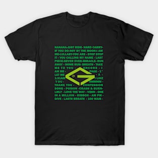 Design with the songs of the group got7 T-Shirt